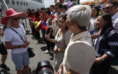 DOT Sinalubong ang Silver Spirit Cruise Ship