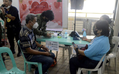 Manila Police District Nagkasa ng Libreng Blood Sugar Testing at Blood Pressure Check