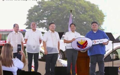 PRESIDENT MARCOS DISTRIBUTES 129  PATIENT TRANSPORT VEHICLES TO LGUs      