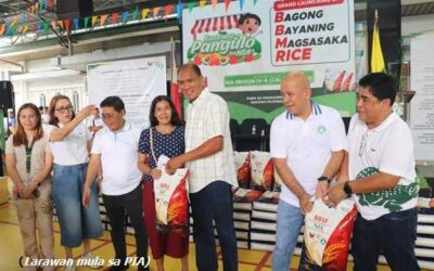 NIA EYES EXPANSION OF P29 RICE PROGRAM  FOR VULNERABLE SECTORS IN CALABARZON   