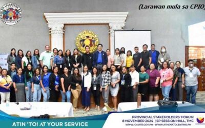 PROVINCIAL STAKEHOLDERS’ FORUM FOR A PROGRESSIVE  AND SUSTAINABLE EMPLOYMENT LANDSCAPE IN CAVITE   