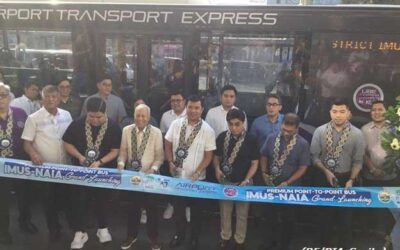 FIRST P2P BUS SERVICE  FROM IMUS TO NAIA LAUNCHED   