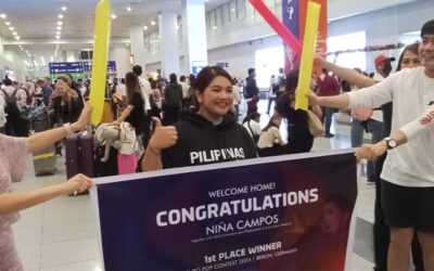 NINA CAMPOS BAGGED  THE FIRST PLACE  AT THE EURO POP  SINGING CONTEST   