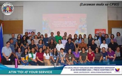 HIV ADVOCACY POLICY WRITESHOP:  STRENGTHENING THE FIGHT  AGAINST HIV IN CAVITE      